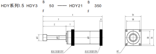 HDY-Heavy duty customized hydraulic buffer series(HD1.5)