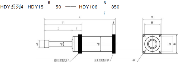 HDY-Heavy duty customized hydraulic buffer series(HD4)