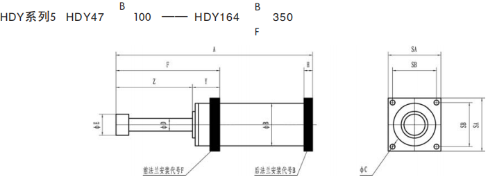 HDY-Heavy duty customized hydraulic buffer series(HD5)